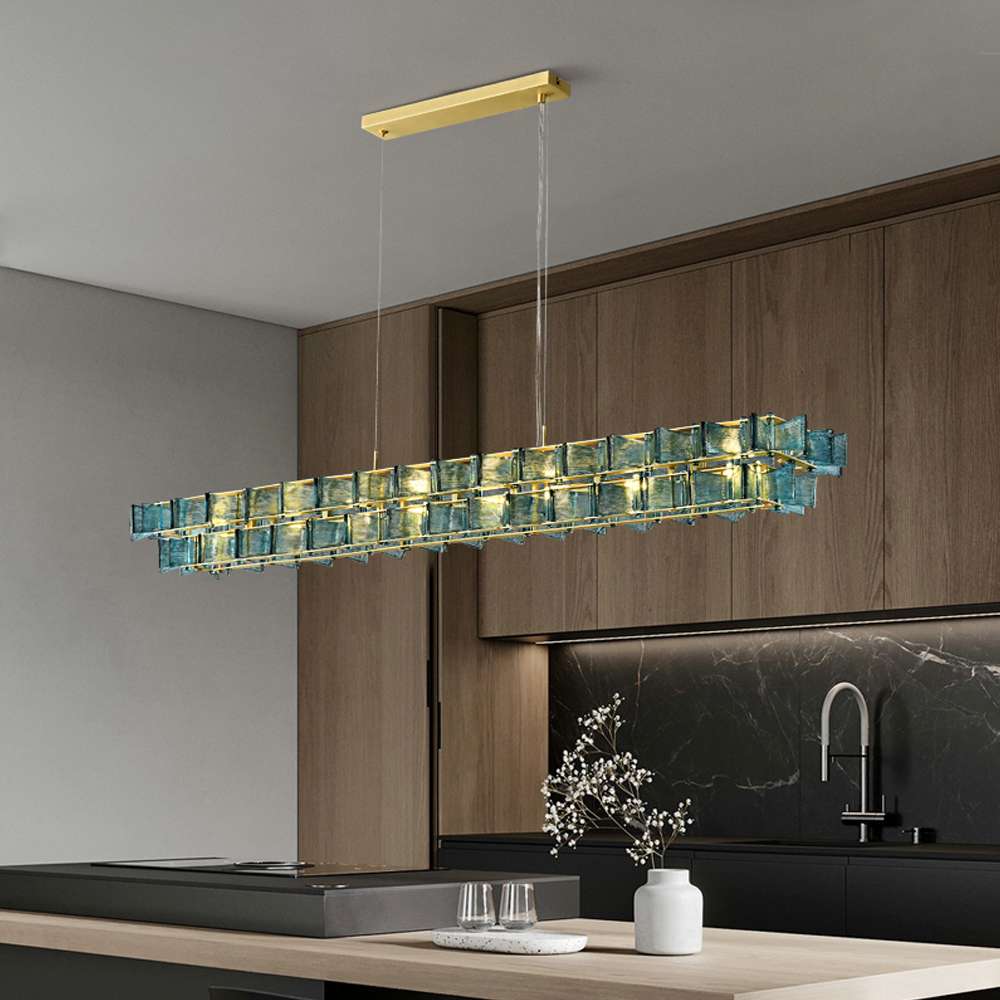 Handmade Glass Island Lights - Chandelier Lighting Near Me - view 2