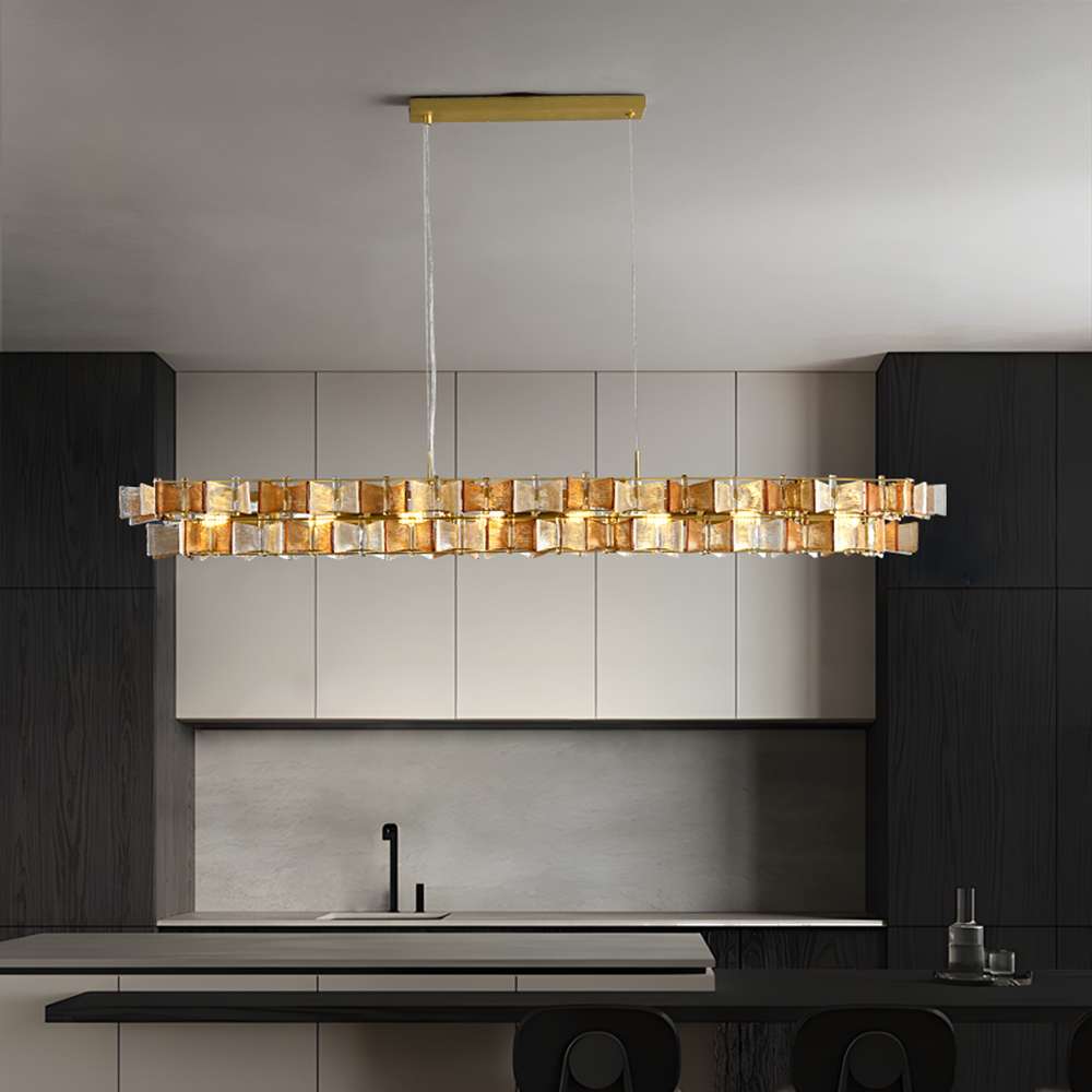 Handmade Glass Island Lights - Chandelier Lighting Near Me - view 3