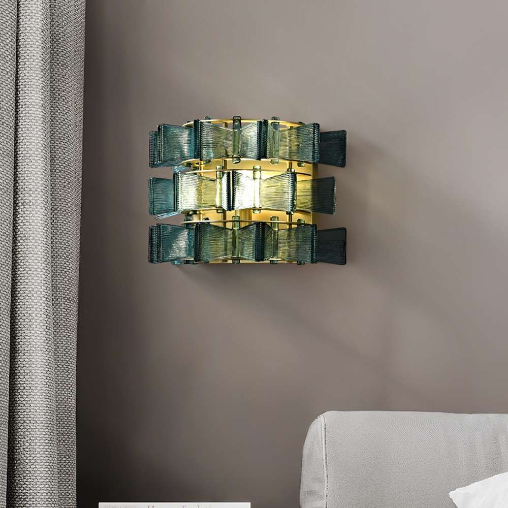 Modern Handmade Wall Lighting - Elegant Glass Wall Sconce - view 4