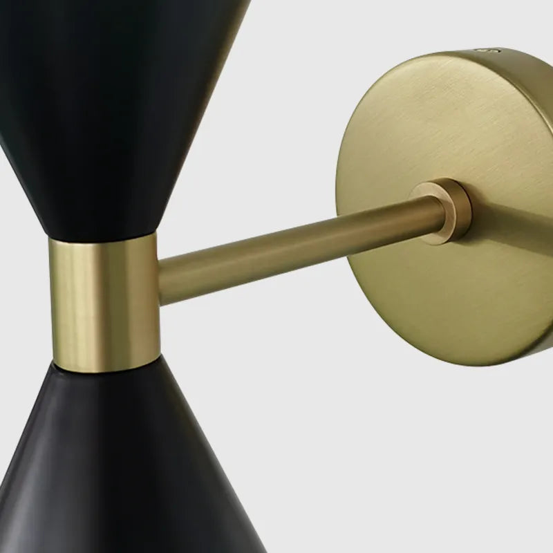 Mid-Century Modern Asymmetrical Wall Sconce for Living Room - view 4