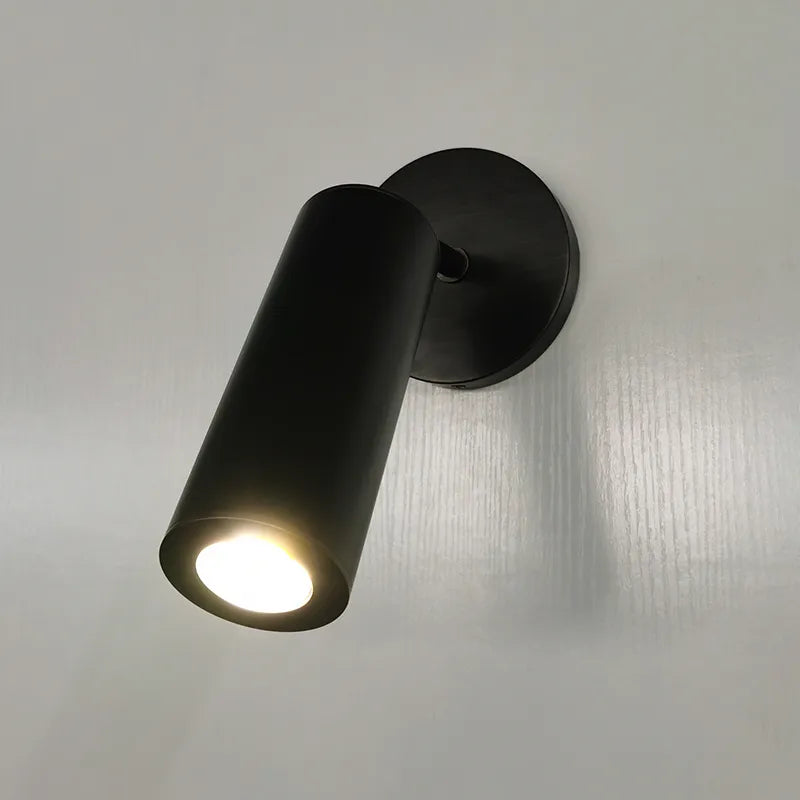 Black Finish Brass Cylinder Spot Light - Modern design Spotlights - view 1