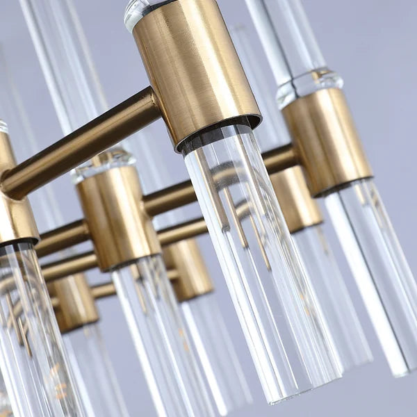 Modern Glass Unique Chandelier - Island Light Fixtures - view 4