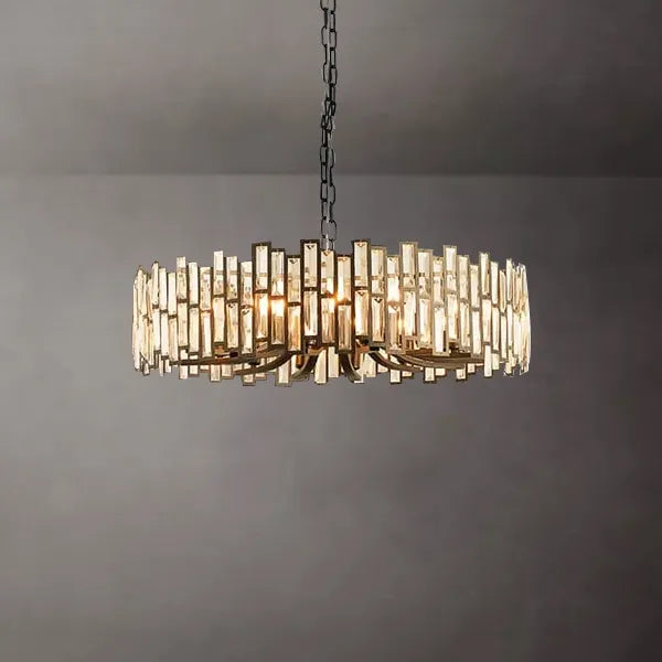Geometric Crystal Chandelier - Living Room Chandelier - view 1