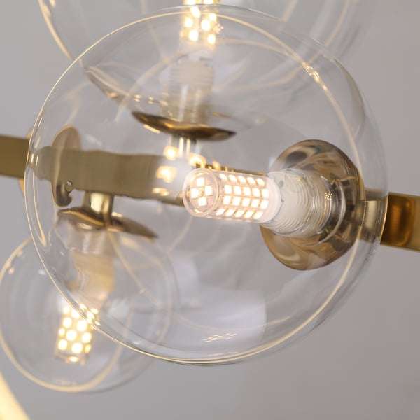 Glass Ball LED Hanging Lamp - Modern LED Light Fixtures - view 13