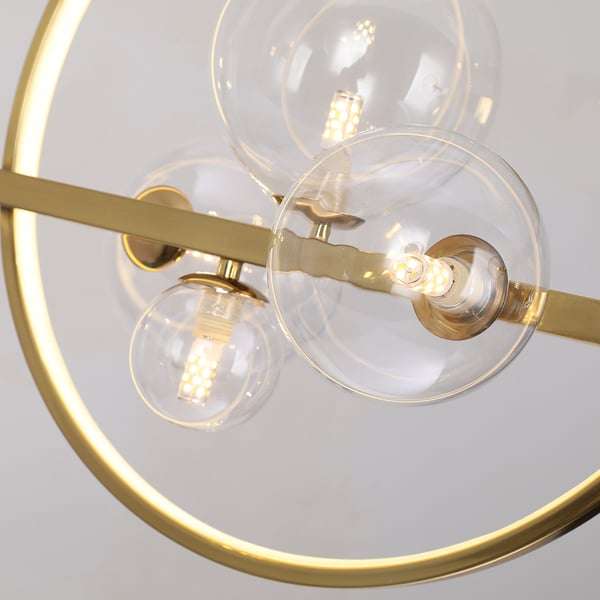 Glass Ball LED Hanging Lamp - Modern LED Light Fixtures - view 15