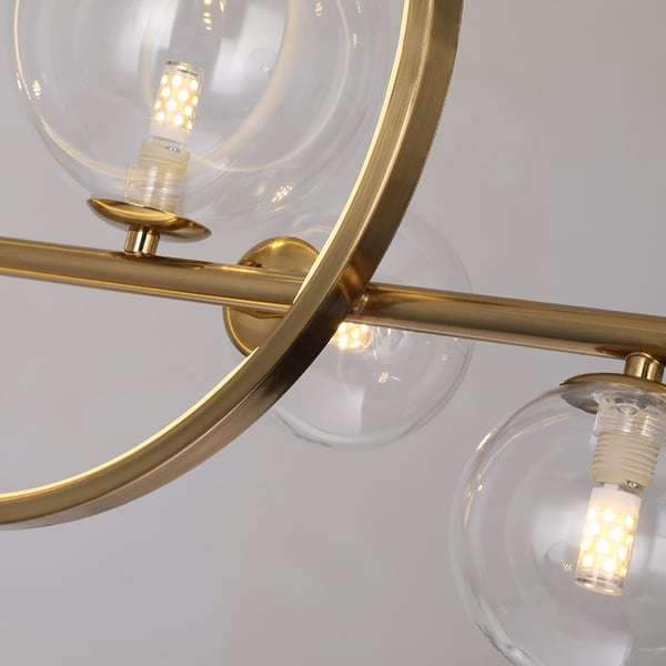 Glass Ball LED Hanging Lamp - Modern LED Light Fixtures - view 16