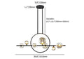 Glass Ball LED Hanging Lamp - Modern LED Light Fixtures - view 17
