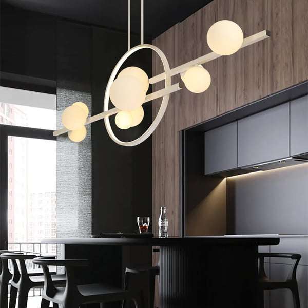 Glass Ball LED Hanging Lamp - Modern LED Light Fixtures - view 4