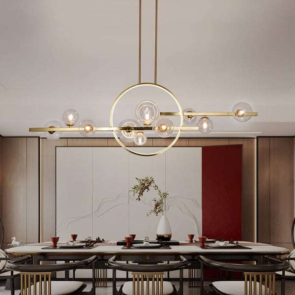 Glass Ball LED Hanging Lamp - Modern LED Light Fixtures - view 5