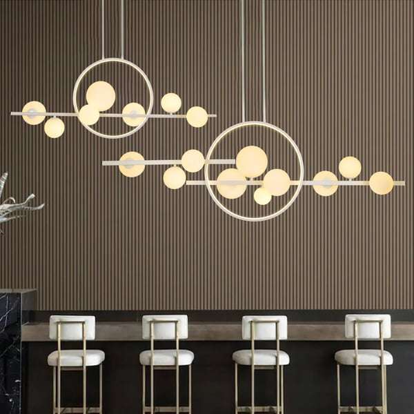 Glass Ball LED Hanging Lamp - Modern LED Light Fixtures - view 9