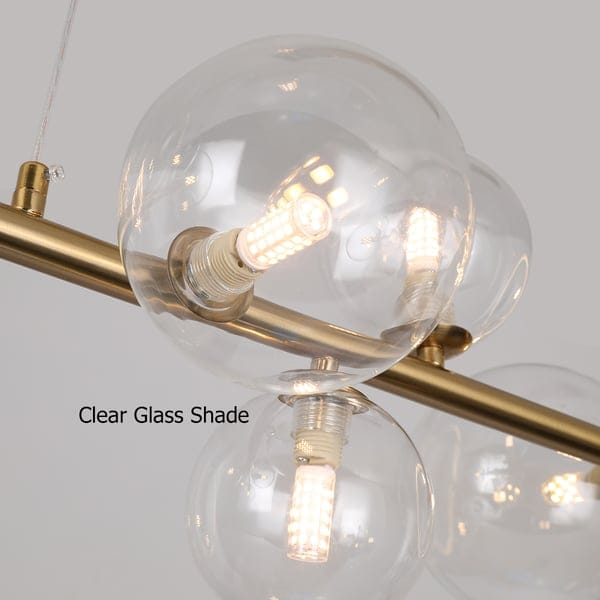 Glass Ball Modern Kitchen Island Lighting - Kitchen Light Fixtures - view 11