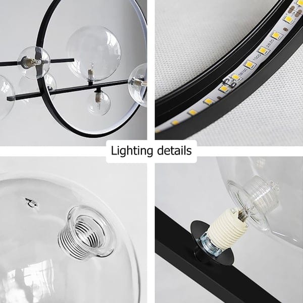 Glass Ball Modern Kitchen Island Lighting - Kitchen Light Fixtures - view 13