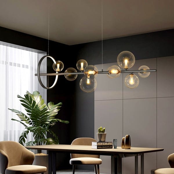 Glass Ball Modern Kitchen Island Lighting - Kitchen Light Fixtures - view 2