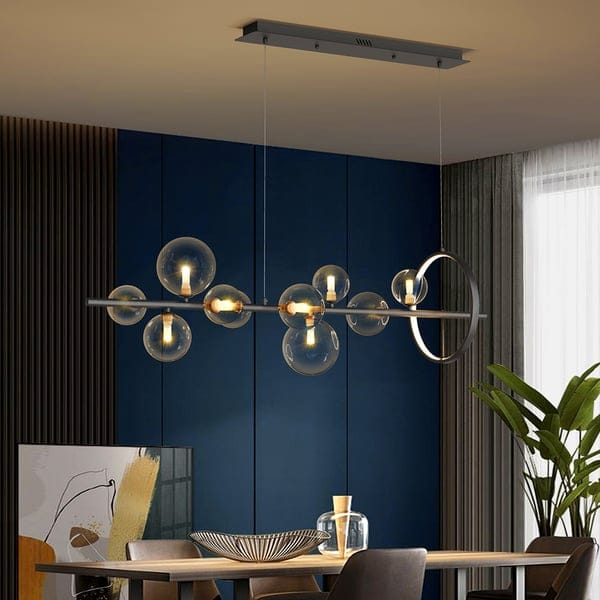 Glass Ball Modern Kitchen Island Lighting - Kitchen Light Fixtures - view 7