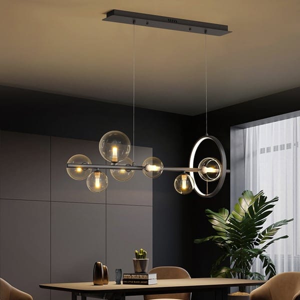 Glass Ball Modern Kitchen Island Lighting - Kitchen Light Fixtures - view 8