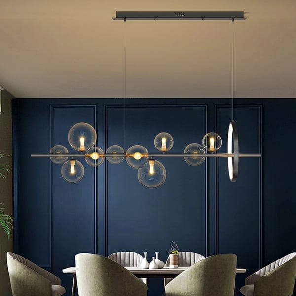 Glass Ball Modern Kitchen Island Lighting - Kitchen Light Fixtures - view 9