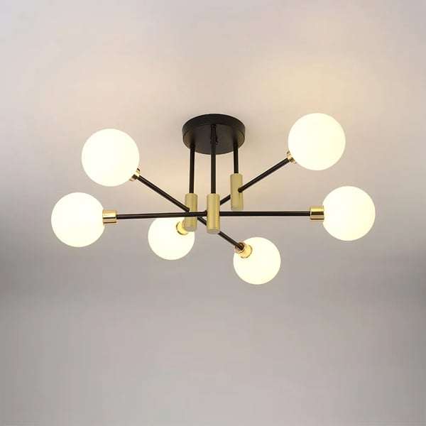 White Modern Ceiling Lights - Bedroom Ceiling Light - view 7