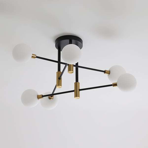 White Modern Ceiling Lights - Bedroom Ceiling Light - view 8