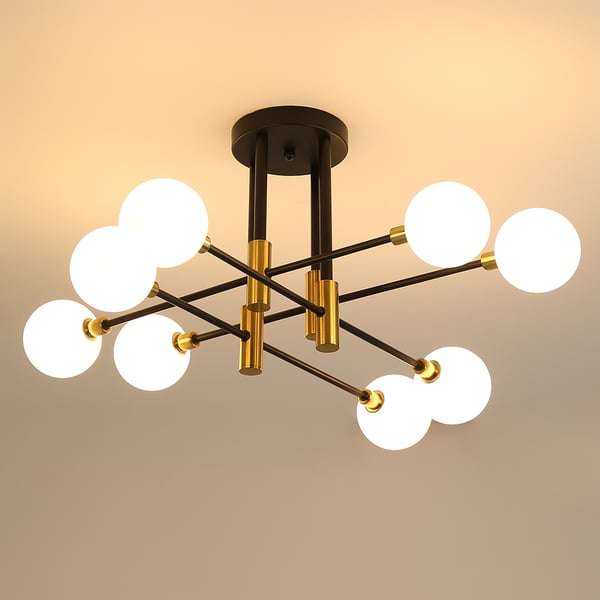 White Modern Ceiling Lights - Bedroom Ceiling Light - view 9