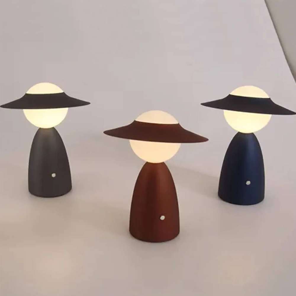 Hat-Man Touch Reading Table Lamp - Nightstand Table Lamp - view 1