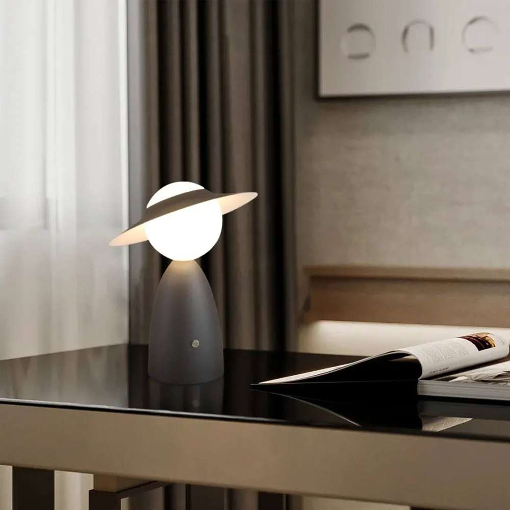 Hat-Man Touch Reading Table Lamp - Nightstand Table Lamp - view 2