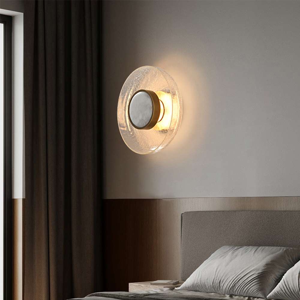 Burst Glass Dolomite Modern Wall Sconces - Sconces for Living Room - view 4
