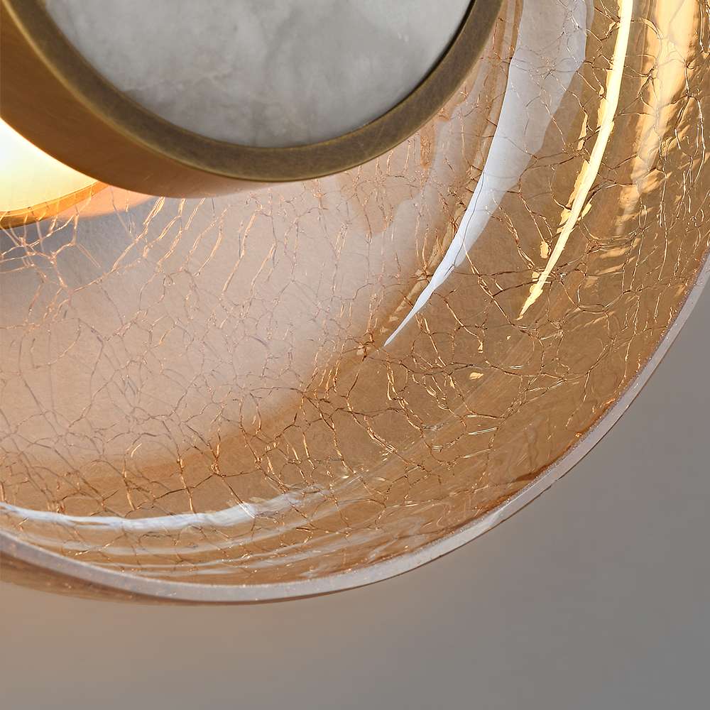 Burst Glass Dolomite Modern Wall Sconces - Sconces for Living Room - view 7