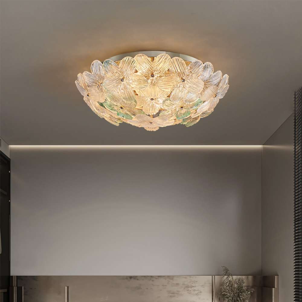 Stylish Modern Art Decor Flower Ceiling Lamp for House Lights - view 4