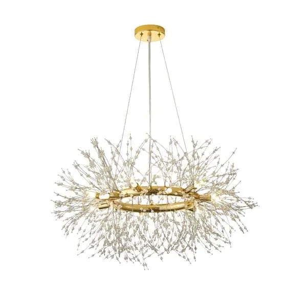 Clear Modern Crystal Chandelier - Firework Chandelier - view 1