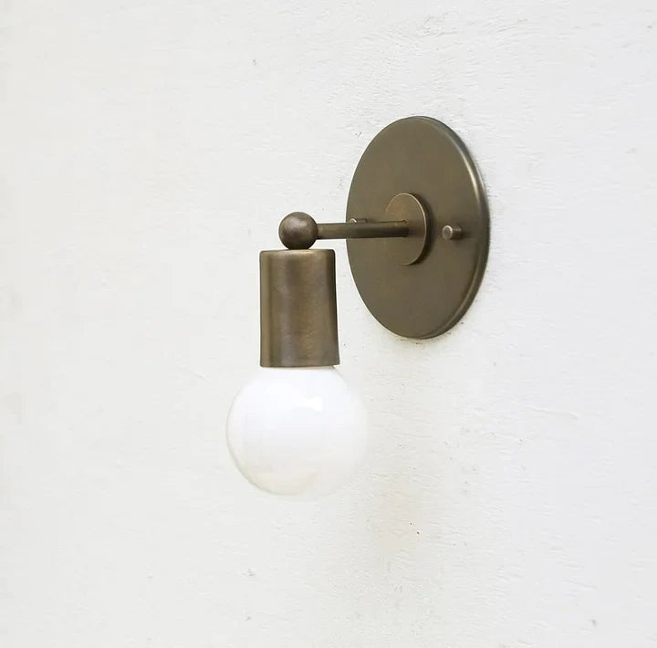 Brass Cylinder Wall Lamp - Modern Wall Sconces - view 1