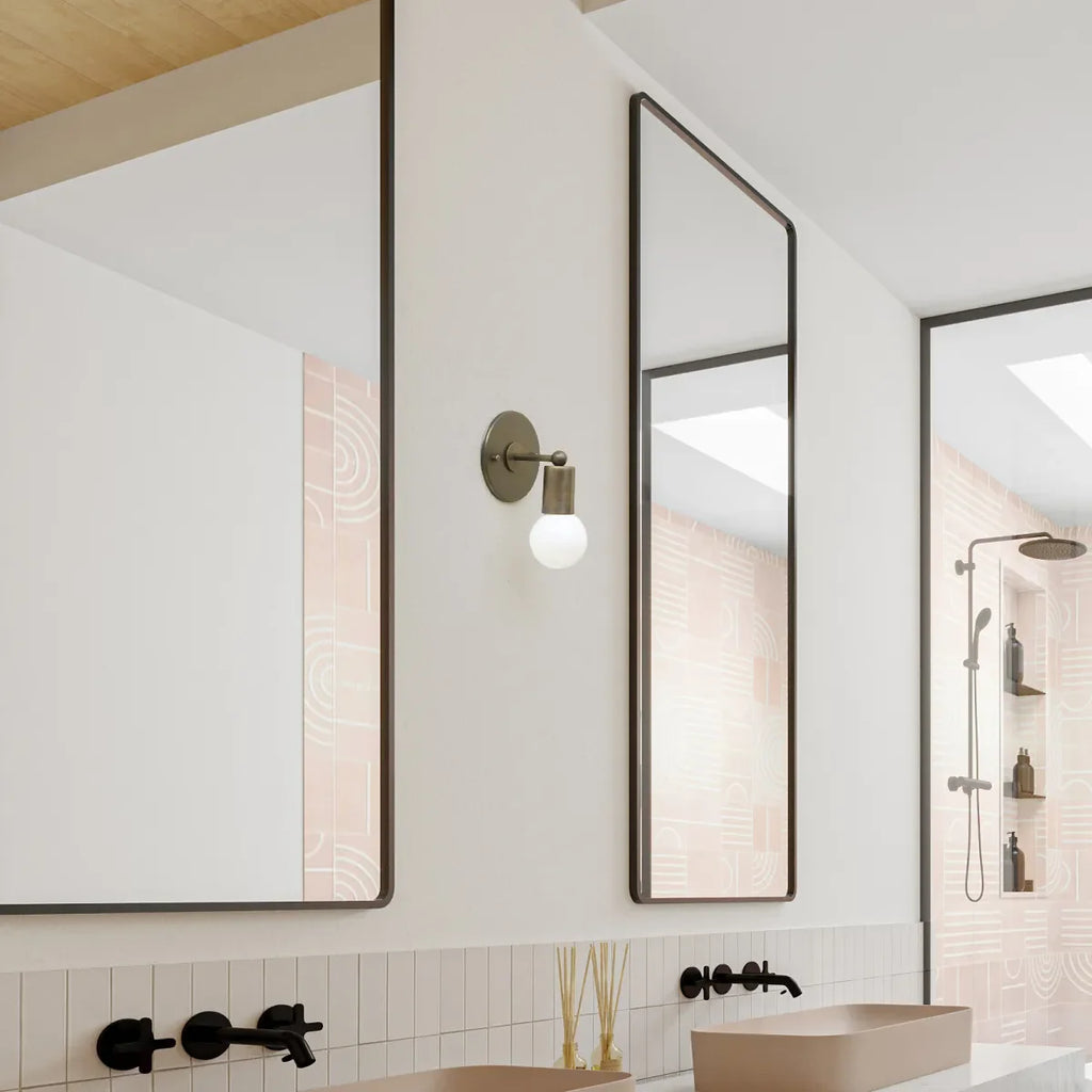 Brass Cylinder Wall Lamp - Modern Wall Sconces - view 2