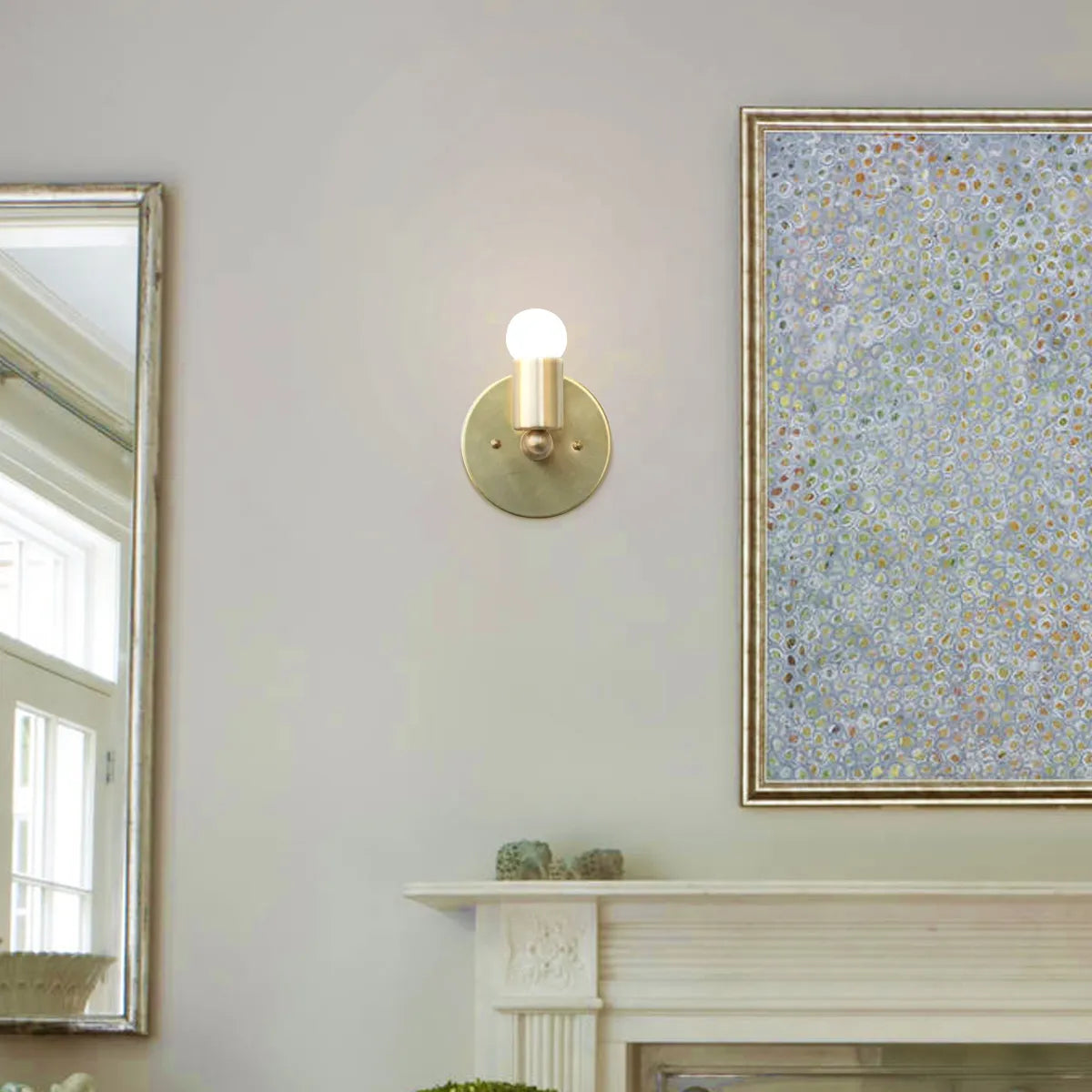 Brass Cylinder Wall Lamp - Modern Wall Sconces - view 3