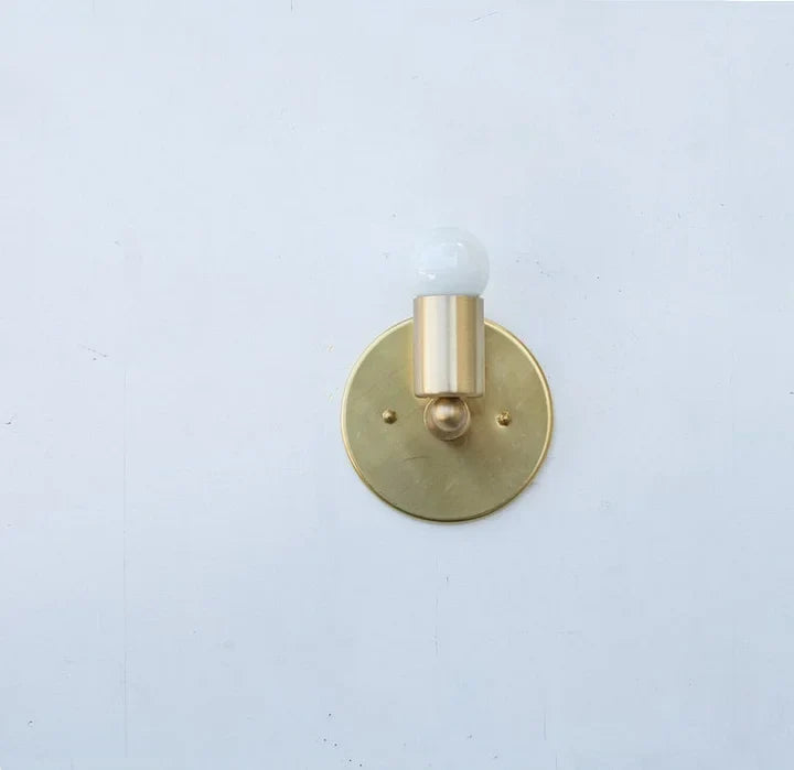 Brass Cylinder Wall Lamp - Modern Wall Sconces - view 8