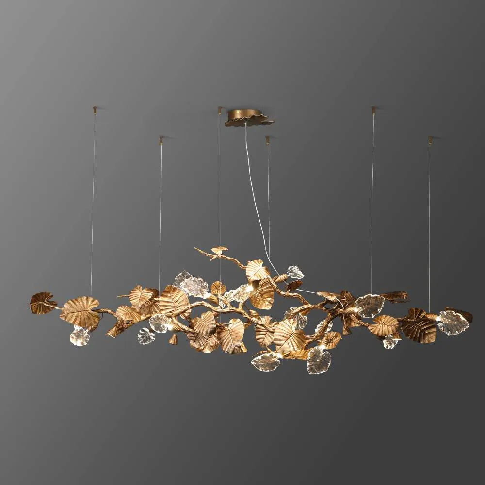 Elegance Luxury Modern Crystal Chandelier - Brass Chandelier - view 1