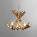 Faux Antler Candelabra Chandelier - Elegance Rustic Chandelier - view 1