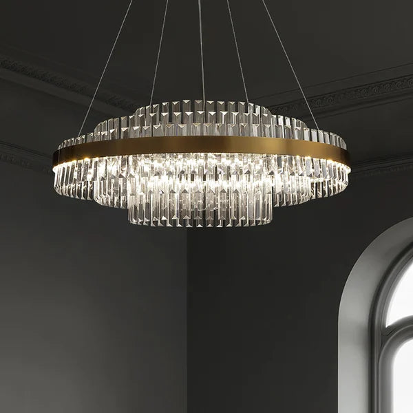 Modern Crystal LED Chandelier - Chic Pendant Lights - view 4