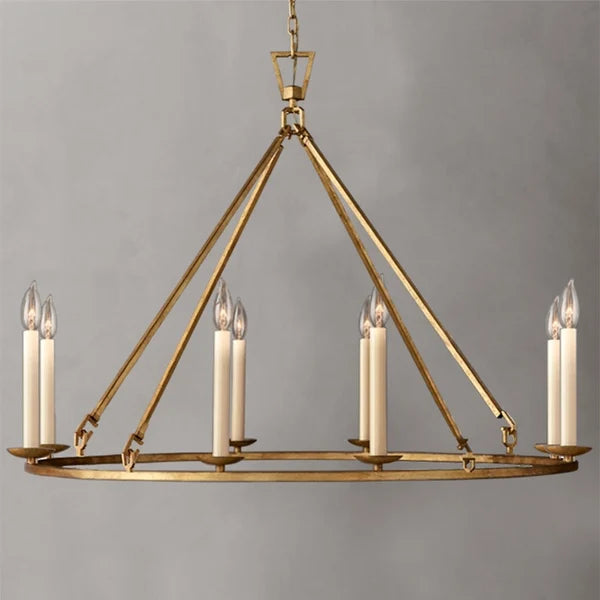 Launceton Candle Round Chandelier - Timeless Design - view 1