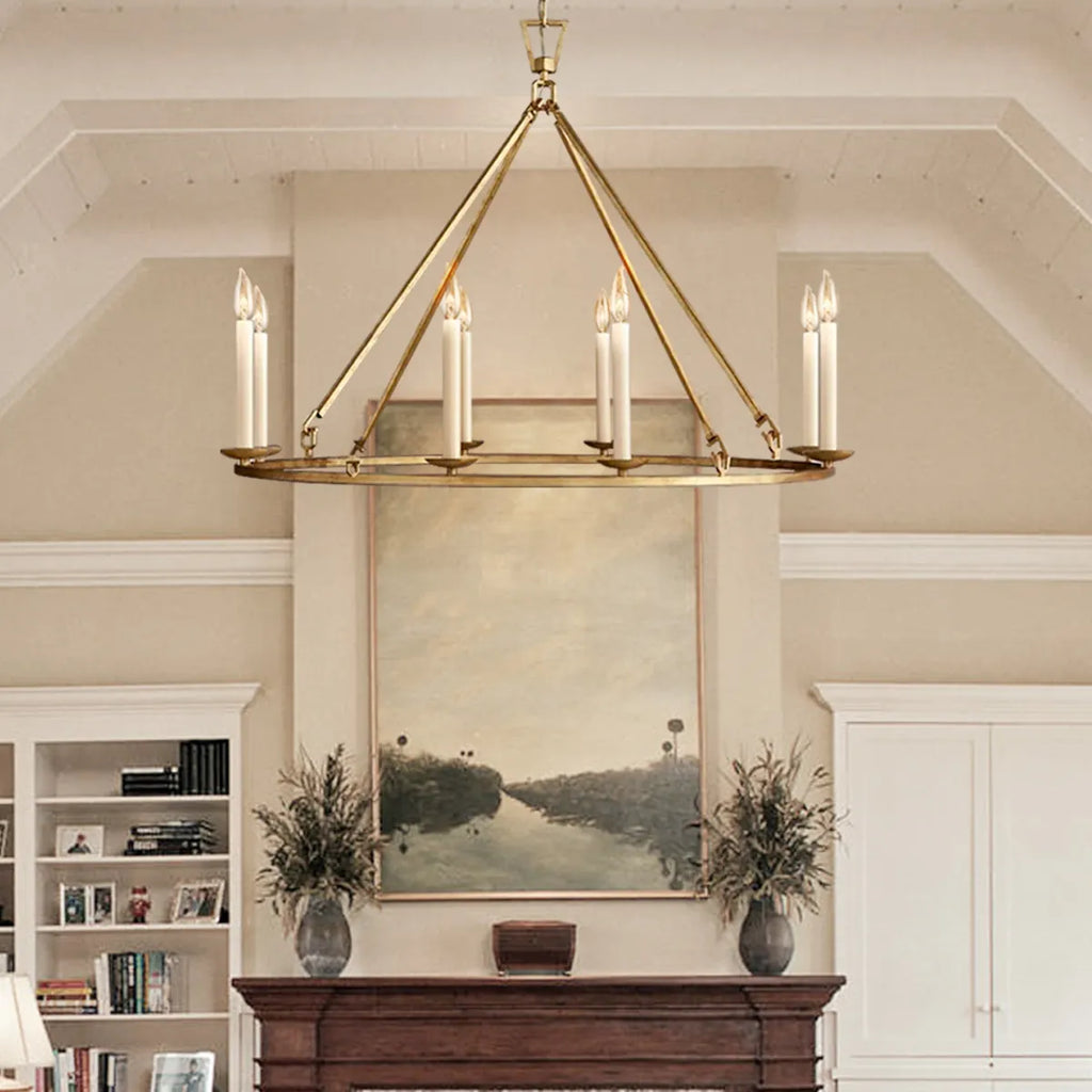 Launceton Candle Round Chandelier - Timeless Design - view 3