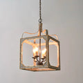 Boho Rustic Lantern Chandelier - view 1