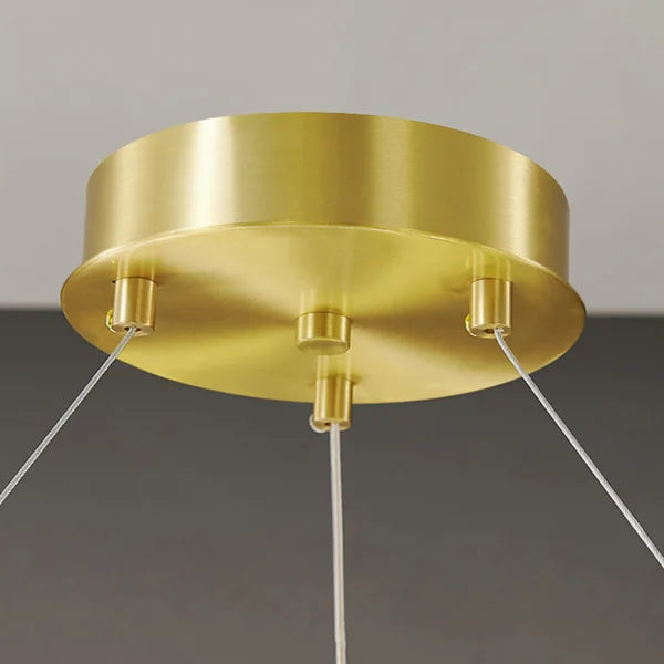 Modern Molecular Gold Glass Globe LED Chandelier - view 4