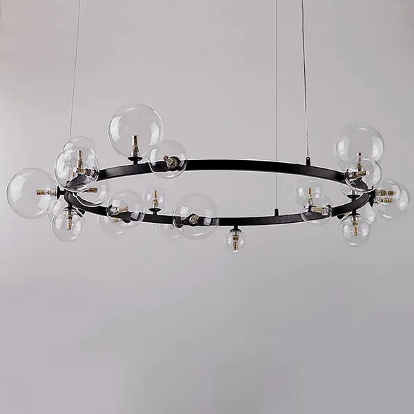 Modern Glass Bubble Suspended Lamp - Unique Bubble Chandelier Lighting - view 1