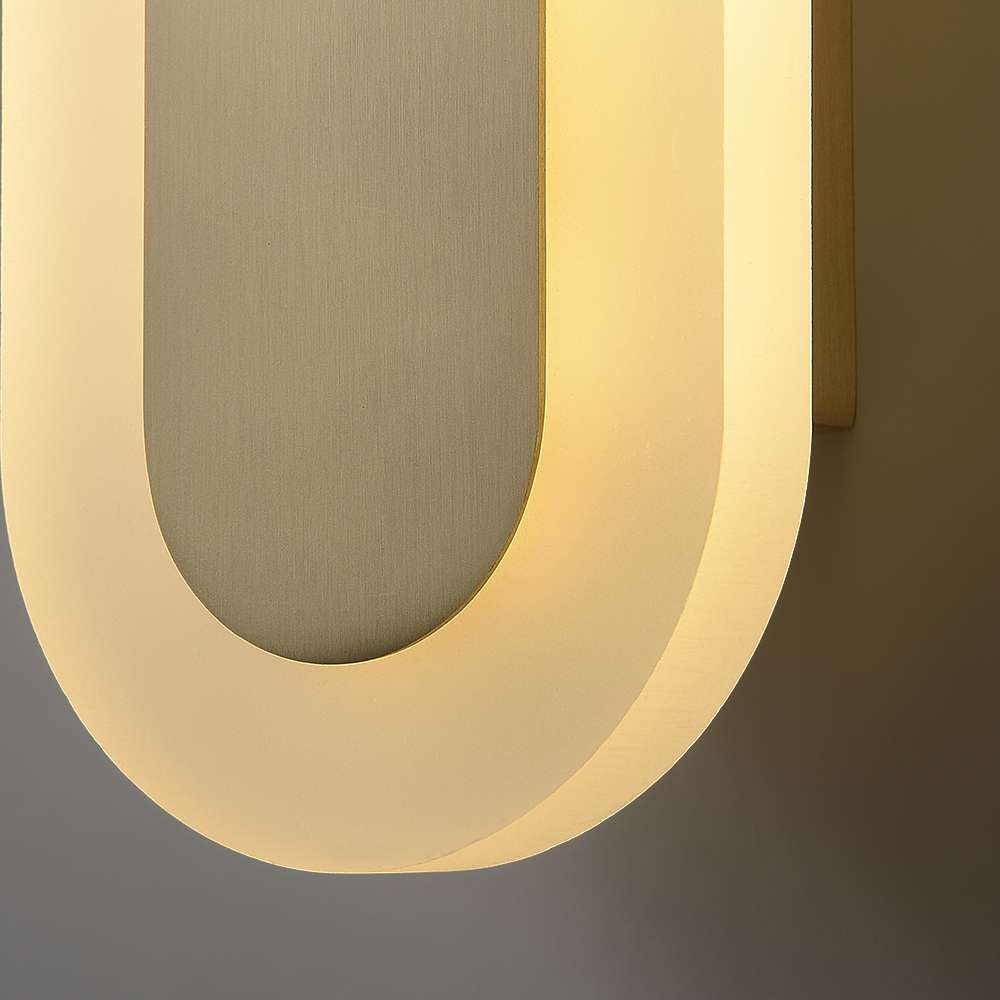 Contemporary Floating Oval LED Wall Sconce - view 7