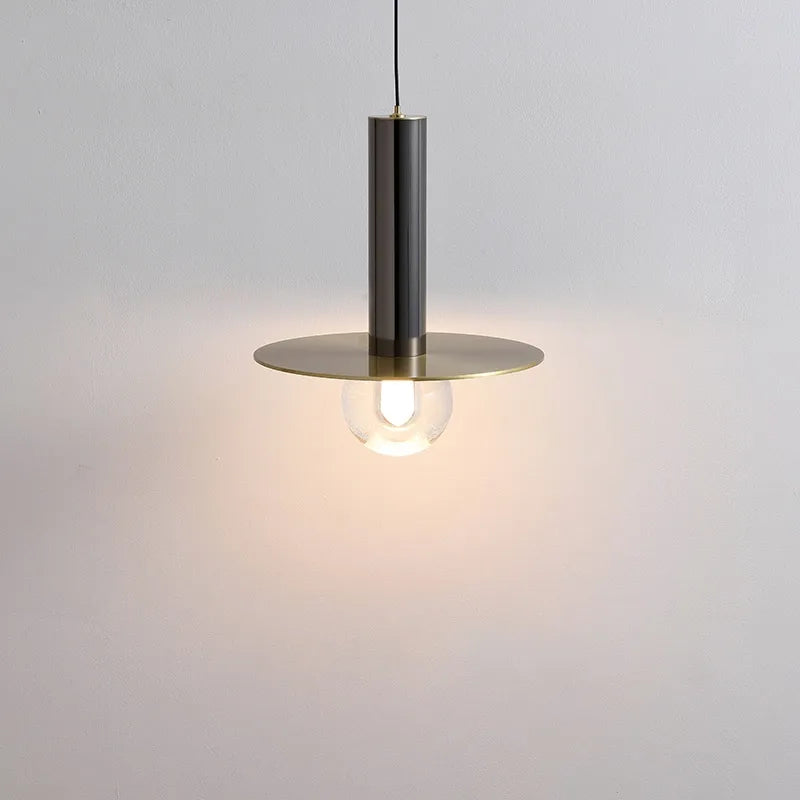 Modern Disk LED Mini Pendant Lamp - Hanging Lights for Bedroom - view 1