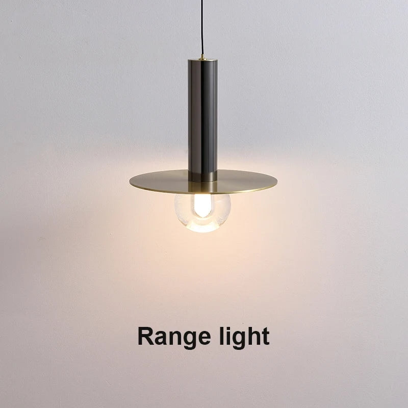 Modern Disk LED Mini Pendant Lamp - Hanging Lights for Bedroom - view 6