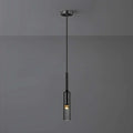 Exhaust Smoky Grey Pendant - Elegant Modern Hanging Lamp - view 1