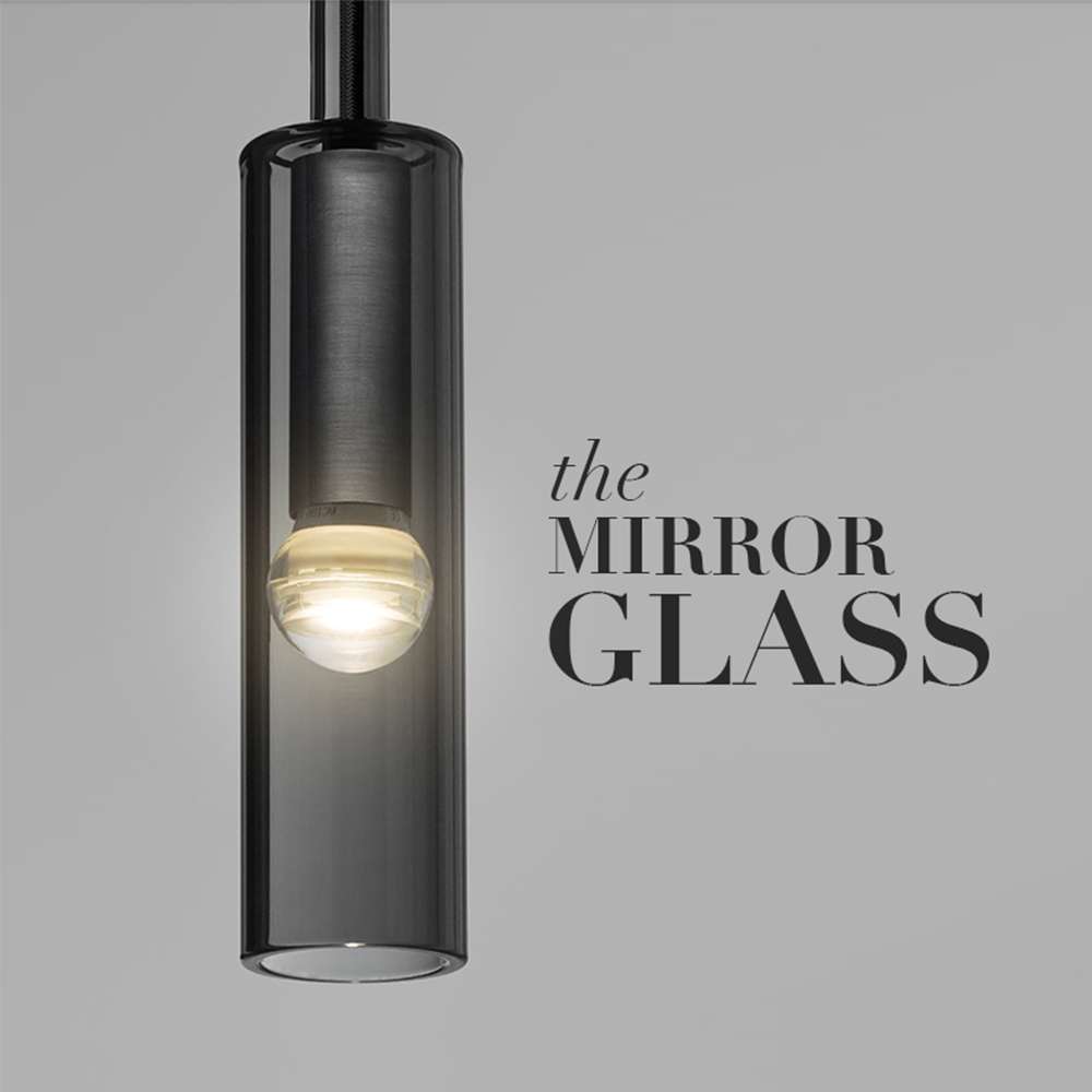 Exhaust Smoky Grey Pendant - Elegant Modern Hanging Lamp - view 7