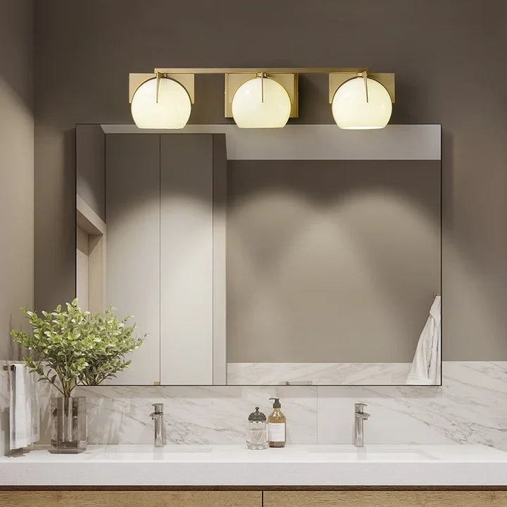 Abbott Modern Brass Vanity Light - view 3
