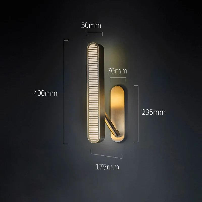 Colt Modern Single Wall-Mounted Wall Light Fixture - view 7