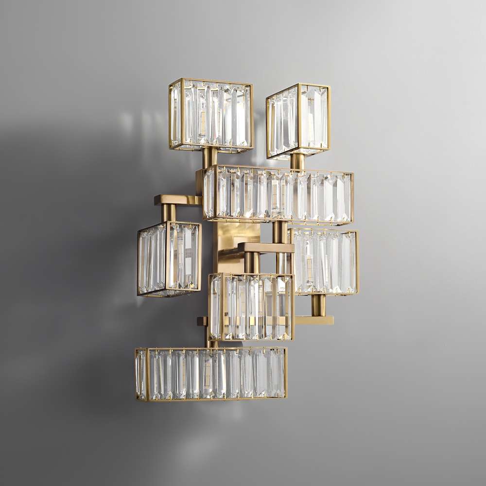 Elegant 21st Century Tur Brass Crystal Sconce Lamp for Modern Lighting - view 2