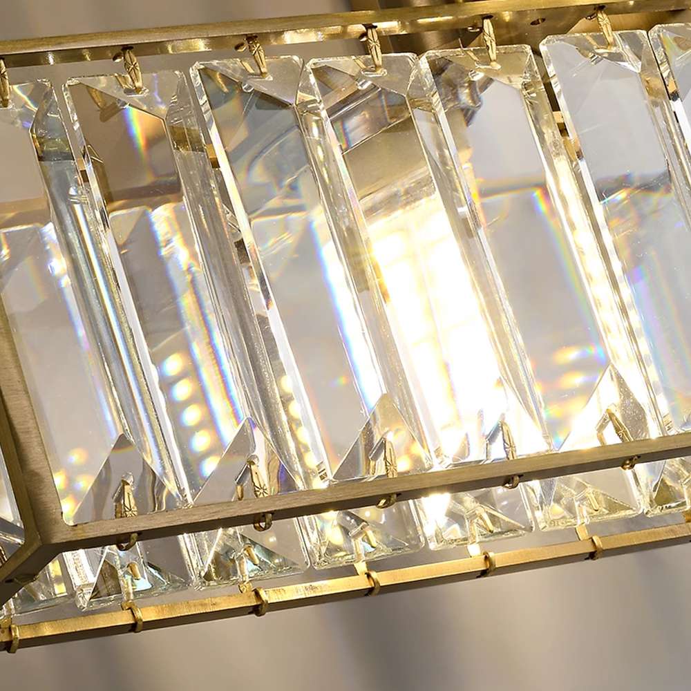 Elegant 21st Century Tur Brass Crystal Sconce Lamp for Modern Lighting - view 6